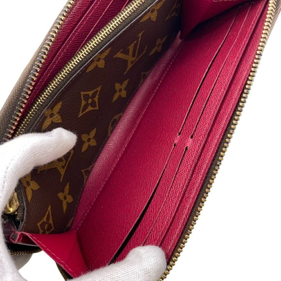 LOUIS VUITTON Louis Vuitton Wallet M60742 Portefeuille Clemence Monogram Long... - Picture 10 of 12